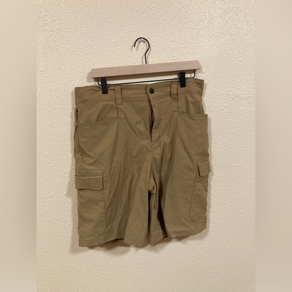 Tan Orvis shorts